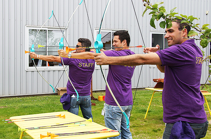 Tir à l'arc à ventouse - 1 équipe en jeu - Artemus Evenement